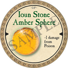 Ioun Stone Amber Sphere - 2019 (Gold) - C17