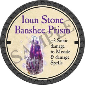 Ioun Stone Banshee Prism - 2020 (Onyx) - C117