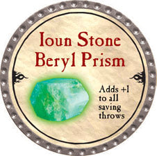 Ioun Stone Beryl Prism - 2010 (Platinum) - C37