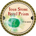 Ioun Stone Beryl Prism - 2013 (Gold) - C37