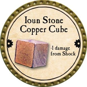 Ioun Stone Copper Cube - 2013 (Gold)