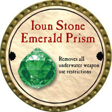 Ioun Stone Emerald Prism - 2011 (Gold) - C37