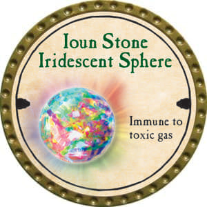 Ioun Stone Iridescent Sphere - 2014 (Gold)