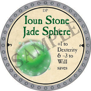 Ioun Stone Jade Sphere - 2022 (Platinum)