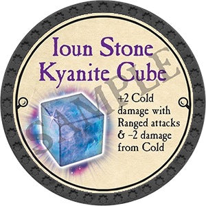 Ioun Stone Kyanite Cube - 2023 (Onyx)