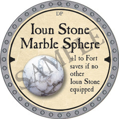 Ioun Stone Marble Sphere - 2019 (Platinum)