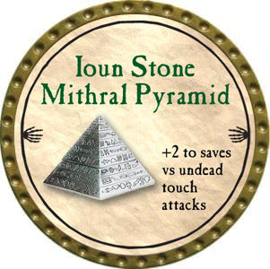 Ioun Stone Mithral Pyramid - 2012 (Gold)
