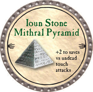 Ioun Stone Mithral Pyramid - 2012 (Platinum) – Trent Tokens