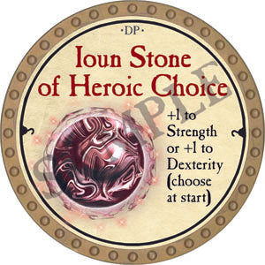 Ioun Stone of Heroic Choice - 2022 (Gold)