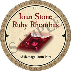 Ioun Stone Ruby Rhombus - 2019 (Gold) - R