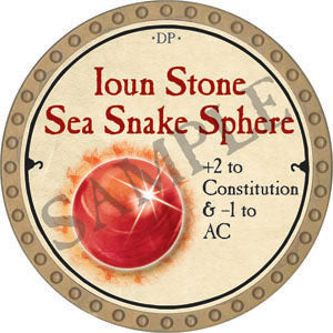 Ioun Stone Sea Snake Sphere - 2022 (Gold) - C37