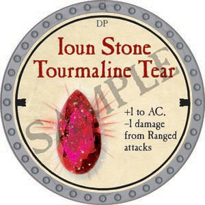 Ioun Stone Tourmaline Tear - 2020 (Platinum) - C37
