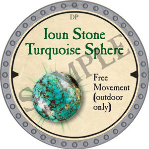 Ioun Stone Turquoise Sphere - 2019 (Platinum) - C37