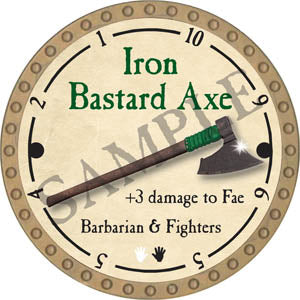 Iron Bastard Axe - 2017 (Gold)