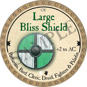 Large Bliss Shield - 2018 (Gold)