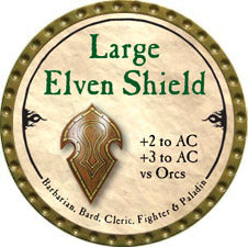 Large Elven Shield - 2010 (Gold) - C37