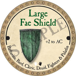 Large Fae Shield - 2017 (Gold)