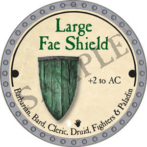 Large Fae Shield - 2017 (Platinum)