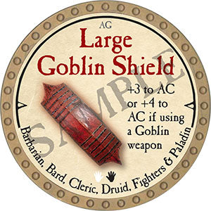 Large Goblin Shield - 2021 (Gold) - C22