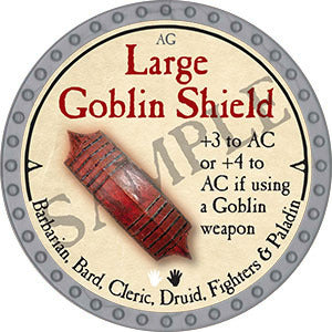 Large Goblin Shield - 2021 (Platinum)