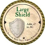 Large Shield - 2008 (Gold)