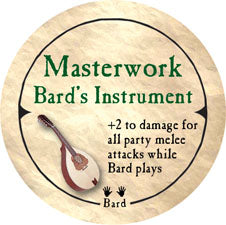 Masterwork Bard's Instrument - 2005b (Wooden) - C37