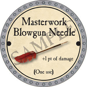 Masterwork Blowgun Needle - 2017 (Platinum) - C17