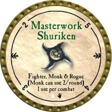 Masterwork Shuriken - 2009 (Gold) - UC