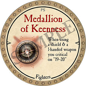 Medallion of Keenness - 2021 (Gold) - C17