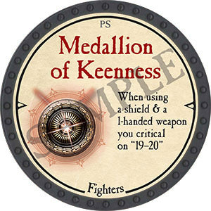 Medallion of Keenness - 2021 (Onyx) - C37