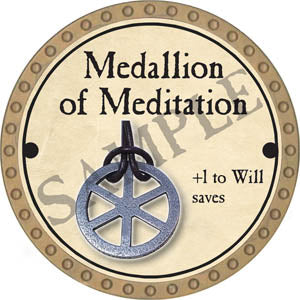 Medallion of Meditation - 2017 (Gold)
