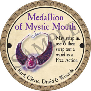 Medallion of Mystic Mouth - 2017 (Gold)