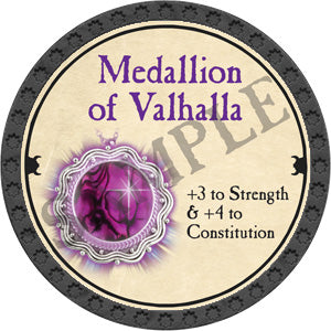 Medallion of Valhalla - 2018 (Onyx) - C117