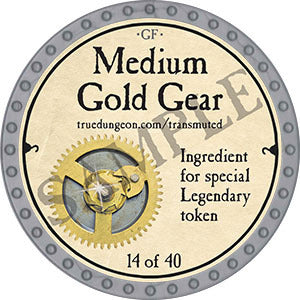 Medium Gold Gear - 2022 (Platinum) - C26