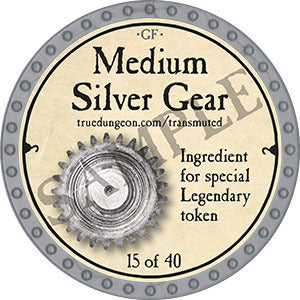 Medium Silver Gear - 2022 (Platinum) - C26