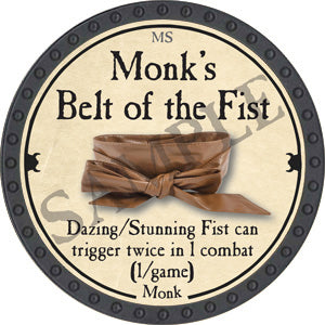 Monk's Belt of the Fist - 2018 (Onyx) - C26