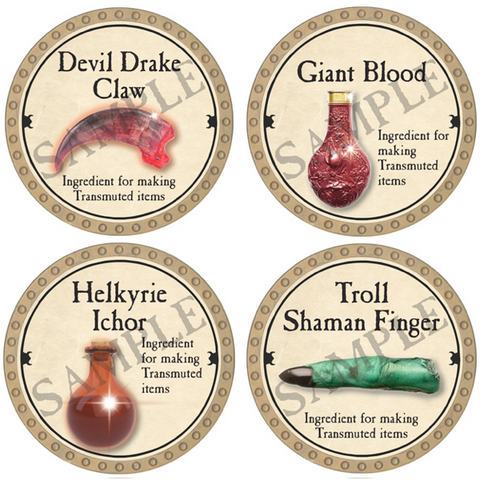 Monster Trophy Set - 2018 (Gold) - C007