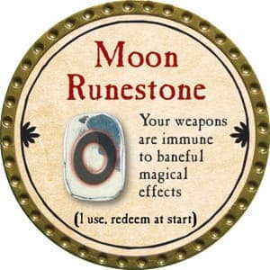 Moon Runestone - 2015 (Gold)