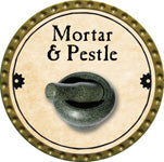 Mortar & Pestle - 2013 (Gold) - C37