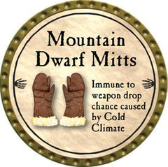 Mountain Dwarf Mitts - 2012 (Gold)