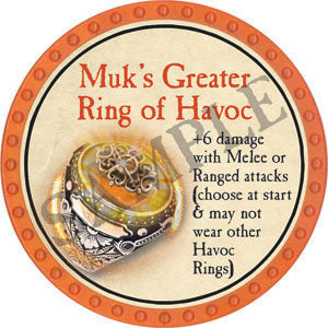 Muk's Greater Ring of Havoc - 2022 (Orange) - C12