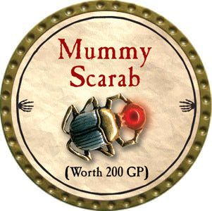 Mummy Scarab - 2012 (Gold)