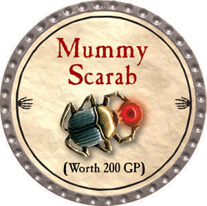 Mummy Scarab - 2012 (Platinum) - C37
