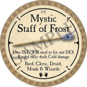 Mystic Staff of Frost - 2022 (Gold)