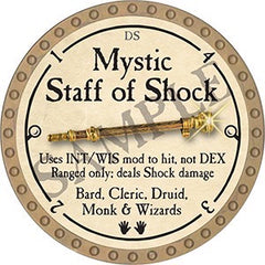 Mystic Staff of Shock - 2023 (Gold)