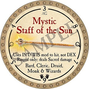 Mystic Staff of the Sun - 2023 (Gold)