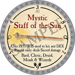 Mystic Staff of the Sun - 2023 (Platinum)