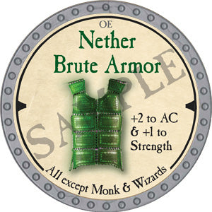 Nether Brute Armor - 2019 (Platinum) - C17