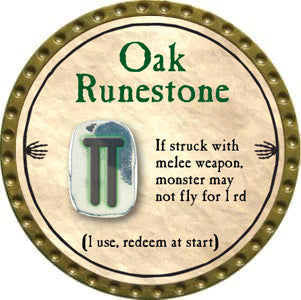 Oak Runestone - 2012 (Gold)