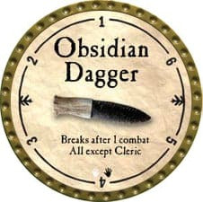Obsidian Dagger - 2009 (Gold)